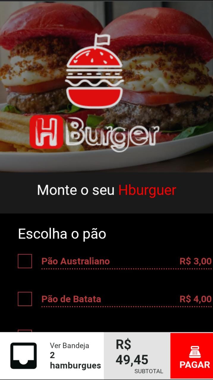 Imagem da página do E-commerce